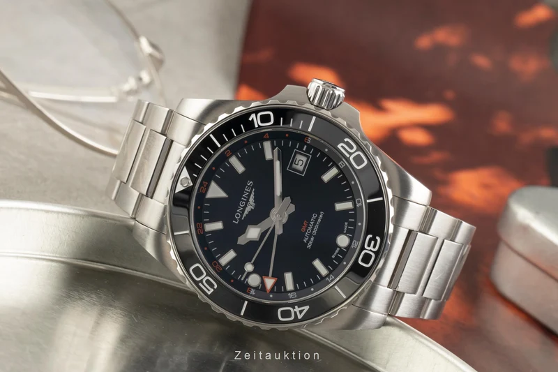 Longines Hydro Conquest steel automatic men's watch L3.790.4.56.6 [2601528]