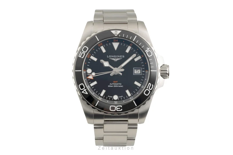 Longines Hydro Conquest steel automatic men's watch L3.790.4.56.6 [2601528]