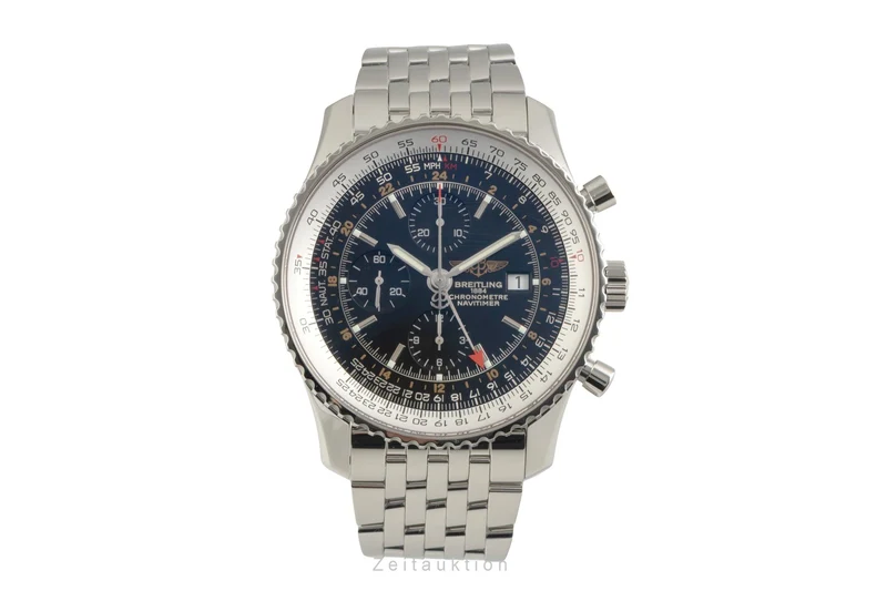 Breitling Navitimer World chronograph steel automatic men's watch A24322 [2602350]