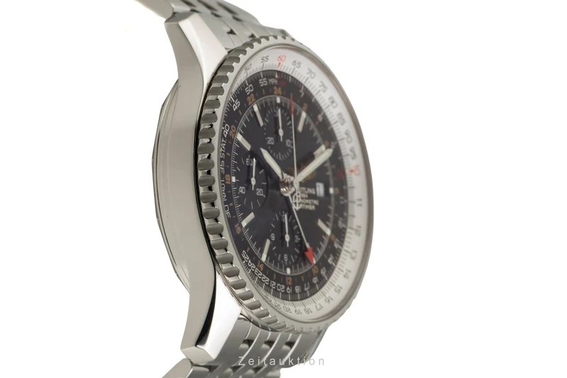 Breitling Navitimer World chronograph steel automatic men's watch A24322 [2602350]