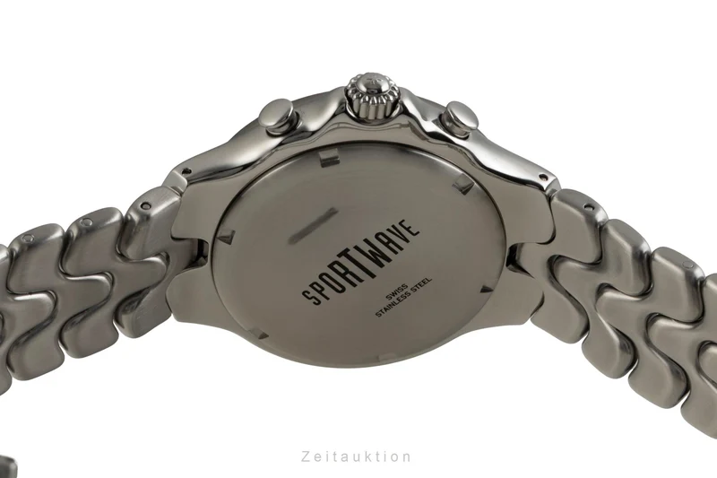 Ebel Sportwave chronograph steel / titanium quartz men's watch E9251642 [2602149]