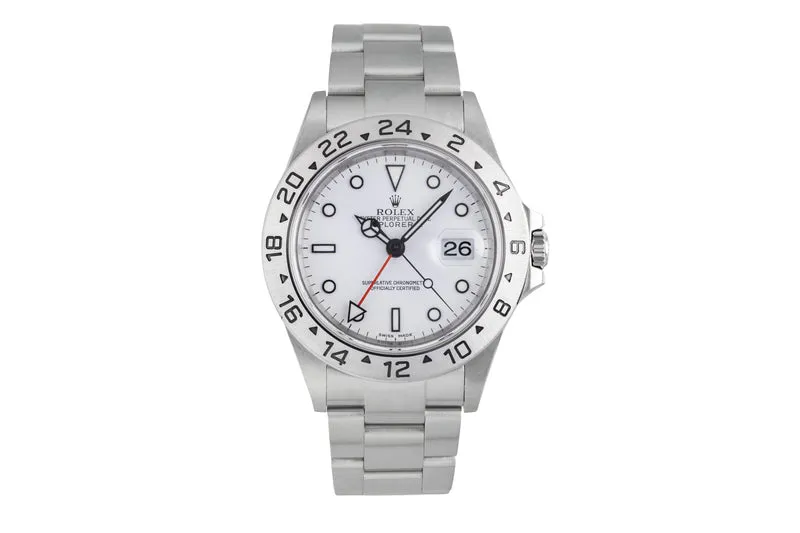 Rolex Explorer II steel automatic men's watch 16570 [2602649]