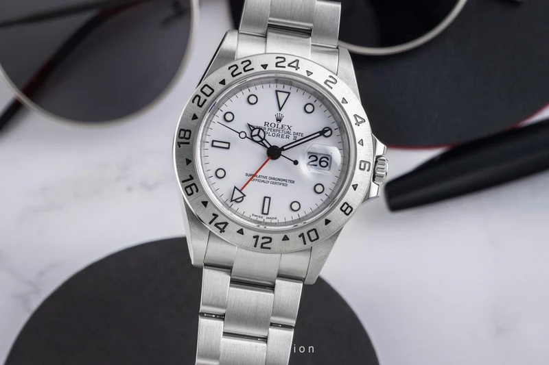 Rolex Explorer II steel automatic men's watch 16570 [2602649]