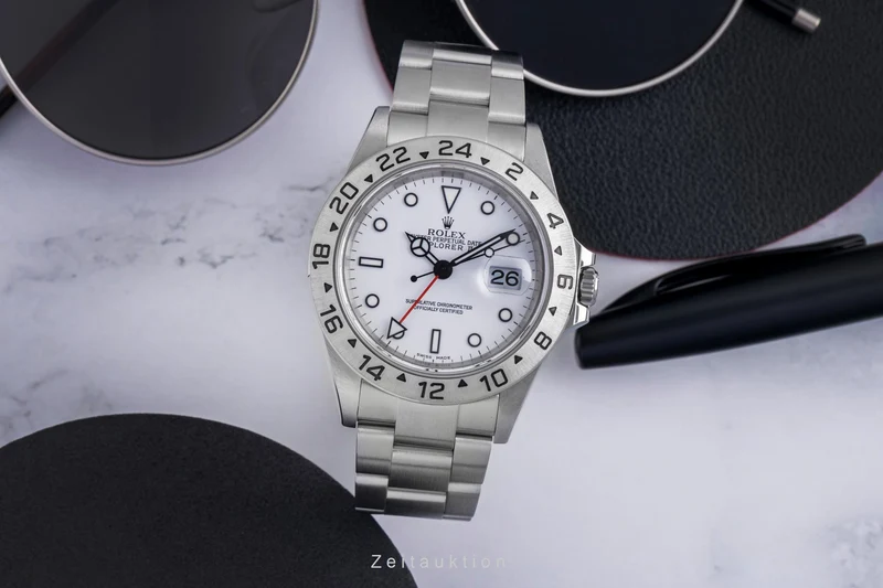 Rolex Explorer II steel automatic men's watch 16570 [2602649]