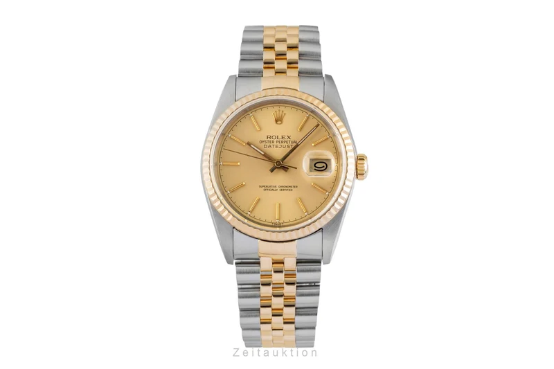 Rolex Datejust steel / gold automatic men's watch 16233 [2602383]