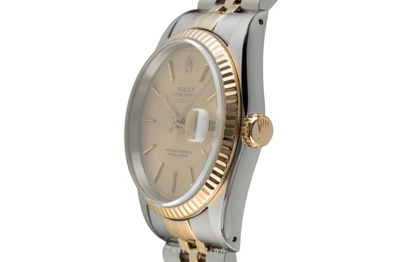 Rolex Datejust steel / gold automatic men's watch 16233 [2602383]