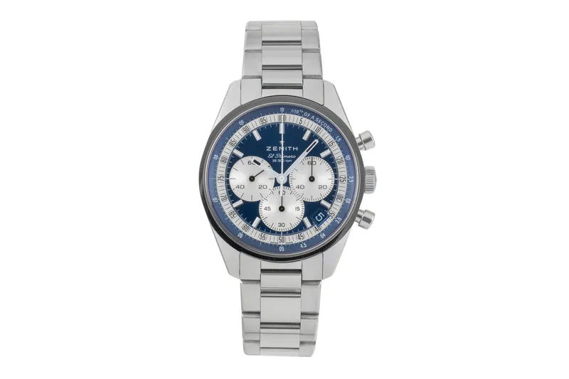 Zenith Chronomaster chronograph steel automatic men's watch 03.3200.3600/51.M3200 LP: 10800EUR [2602634]