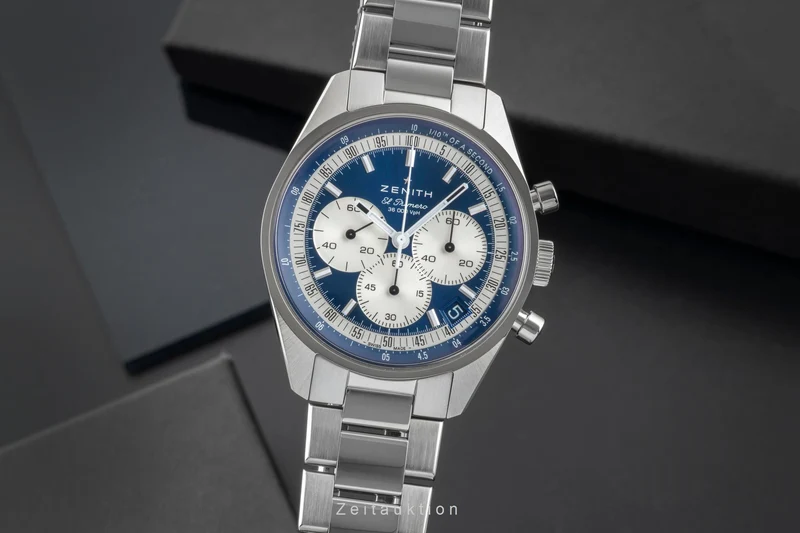 Zenith Chronomaster chronograph steel automatic men's watch 03.3200.3600/51.M3200 LP: 10800EUR [2602634]