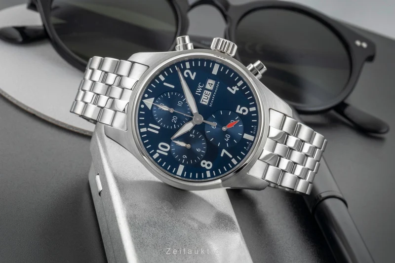 IWC Fliegerchronograph chronograph steel automatic men's watch IW388102 LP: 8600EUR [2602381]