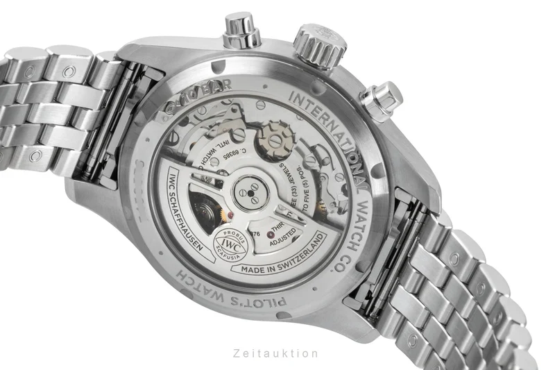 IWC Fliegerchronograph chronograph steel automatic men's watch IW388102 LP: 8600EUR [2602381]