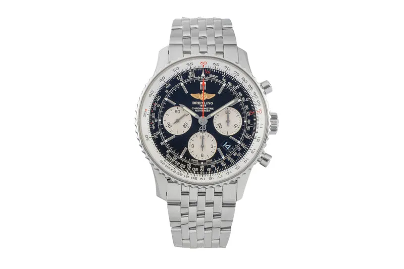 Breitling Navitimer 01 chronograph steel automatic men's watch AB012012/BB01 [2602622]