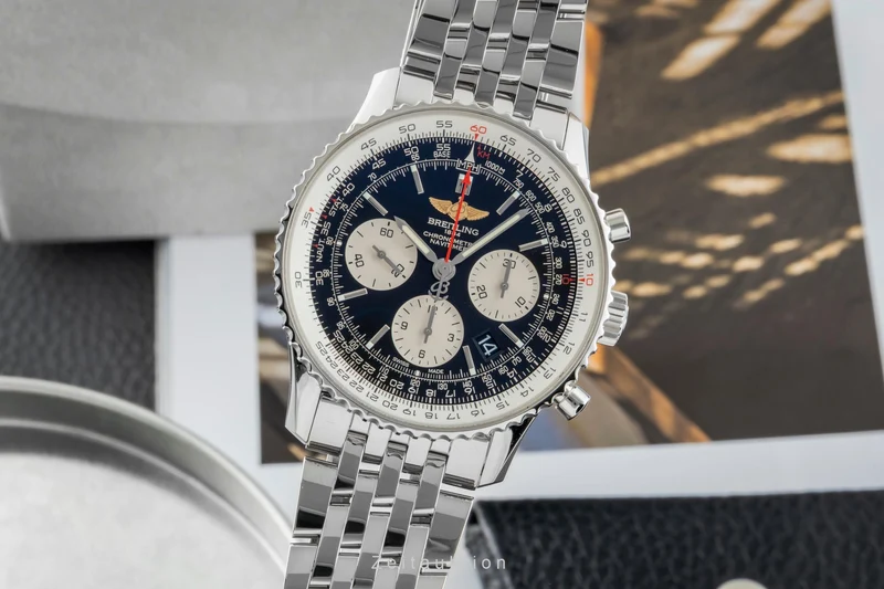 Breitling Navitimer 01 chronograph steel automatic men's watch AB012012/BB01 [2602622]