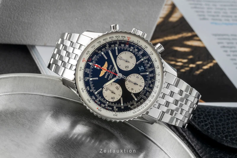 Breitling Navitimer 01 chronograph steel automatic men's watch AB012012/BB01 [2602622]