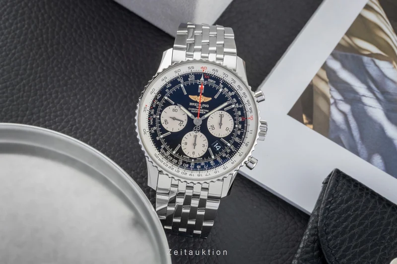 Breitling Navitimer 01 chronograph steel automatic men's watch AB012012/BB01 [2602622]