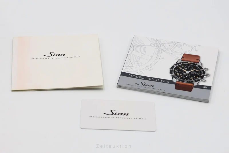 Sinn 103 ST chronograph steel automatic men's watch 103 St Sa Limited [2602735]
