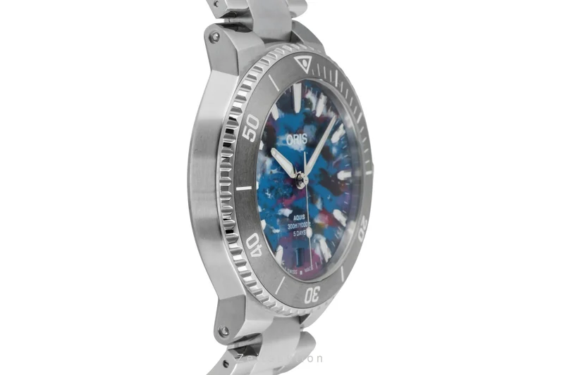 Oris Aquis Date steel automatic men's watch 01 400 7790 4150-07 8 23 02PEB LP: 3750EUR [2602637]