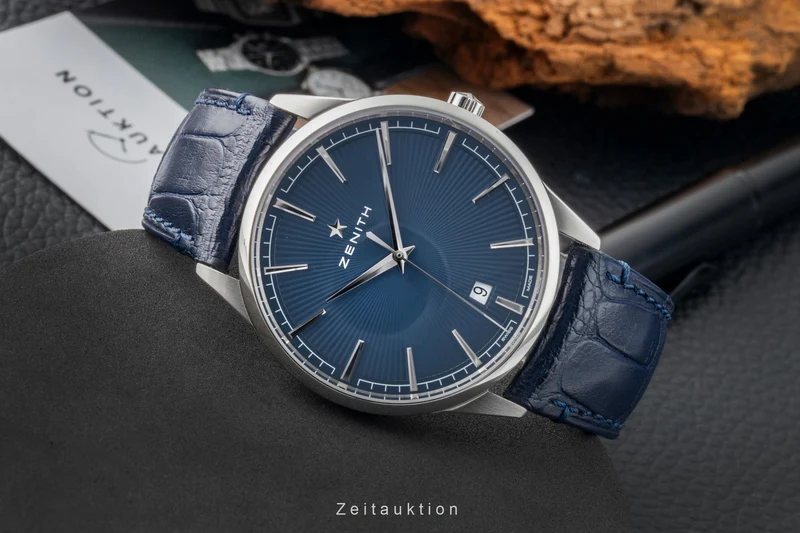Zenith Elite steel automatic men's watch 03.3100.670/02.C922 LP: 6500EUR [2602613]
