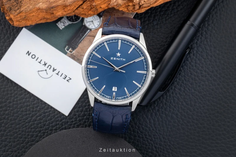 Zenith Elite steel automatic men's watch 03.3100.670/02.C922 LP: 6500EUR [2602613]