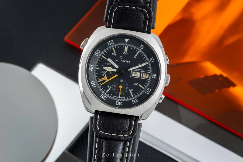 Sinn 141 GMT chronograph steel automatic men's watch 141 Vintage [2601733]