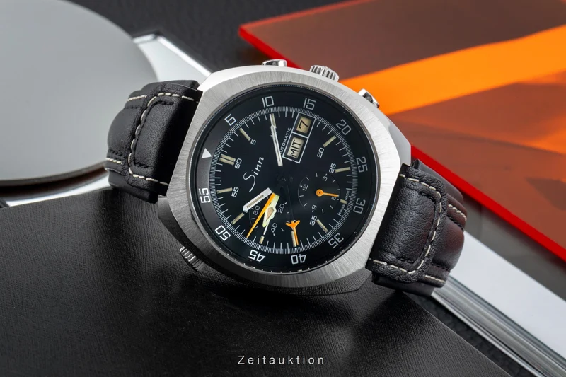 Sinn 141 GMT chronograph steel automatic men's watch 141 Vintage [2601733]