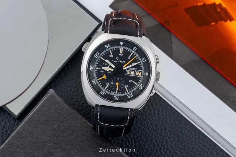 Sinn 141 GMT chronograph steel automatic men's watch 141 Vintage [2601733]