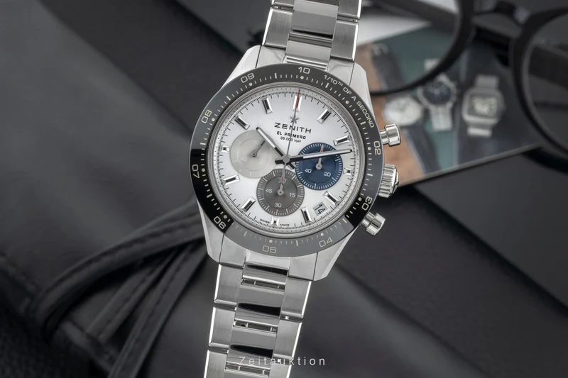 Zenith Chronomaster chronograph steel automatic men's watch 03.3100.3600/69.M3100 LP: 12200EUR [2601961]