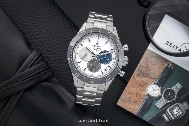 Zenith Chronomaster chronograph steel automatic men's watch 03.3100.3600/69.M3100 LP: 12200EUR [2601961]