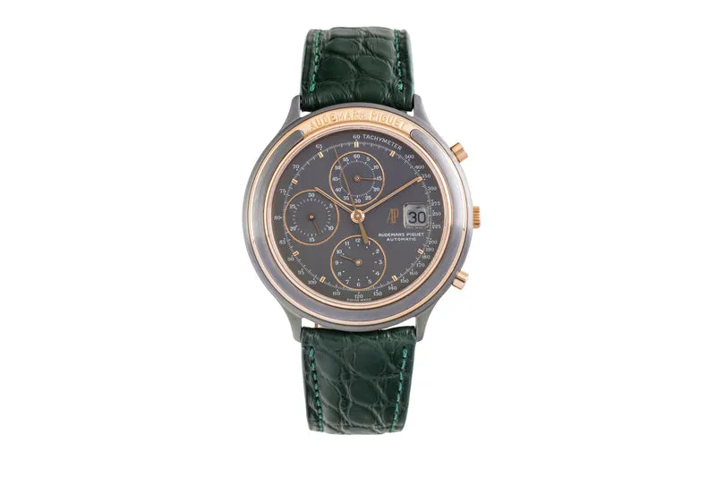 Audemars Piguet Huitieme chronograph tantalum / gold automatic men's watch 25644 [2601573]