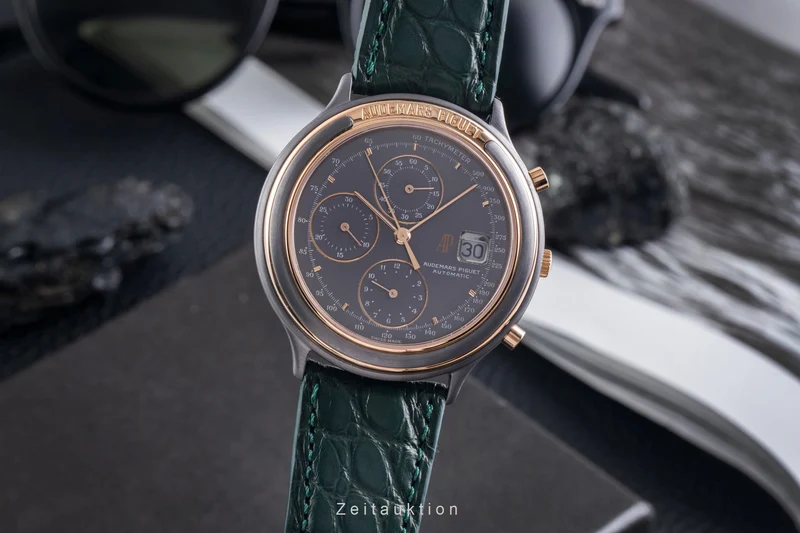 Audemars Piguet Huitieme chronograph tantalum / gold automatic men's watch 25644 [2601573]