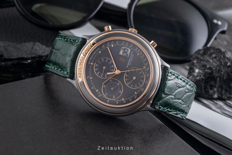 Audemars Piguet Huitieme chronograph tantalum / gold automatic men's watch 25644 [2601573]