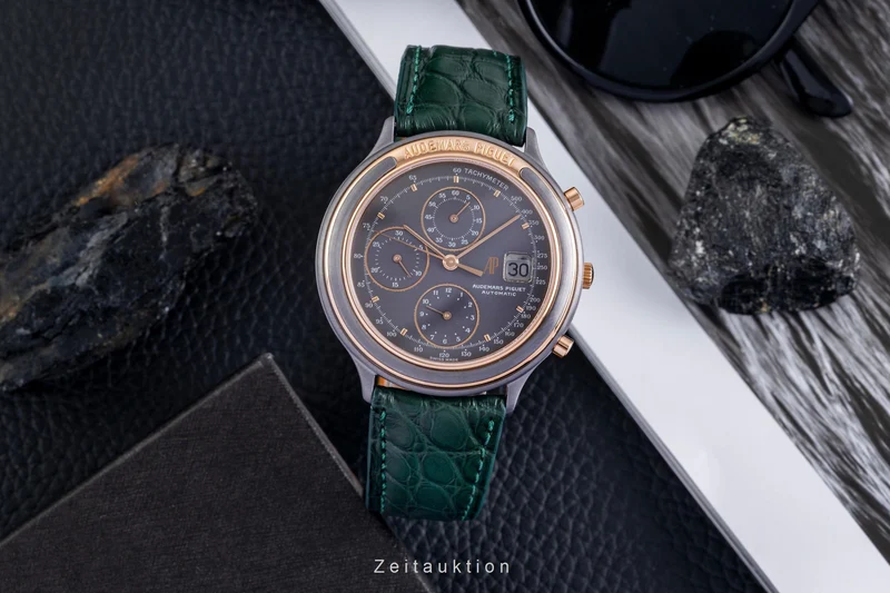 Audemars Piguet Huitieme chronograph tantalum / gold automatic men's watch 25644 [2601573]