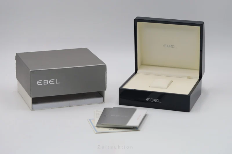 Ebel 1911 chronograph 18 ct white gold automatic men's watch E3137240 Limited [2602322]