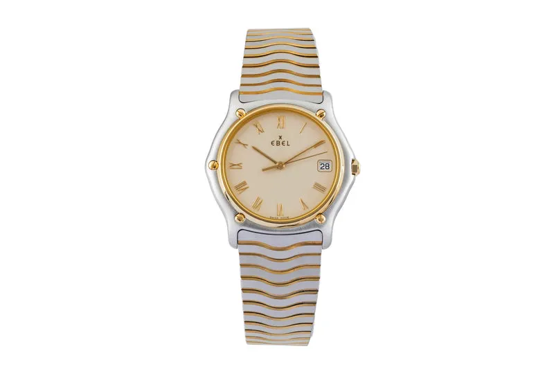Ebel Classic Wave steel / gold quartz men's watch E1187141 [2602394]