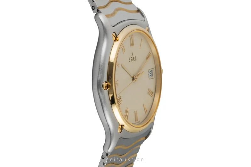 Ebel Classic Wave steel / gold quartz men's watch E1187141 [2602394]