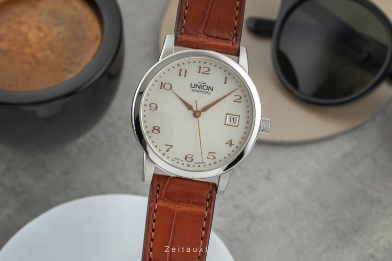 Union Glashütte Diplomat steel automatic men's watch 26.11.16.02.10 [2602343]