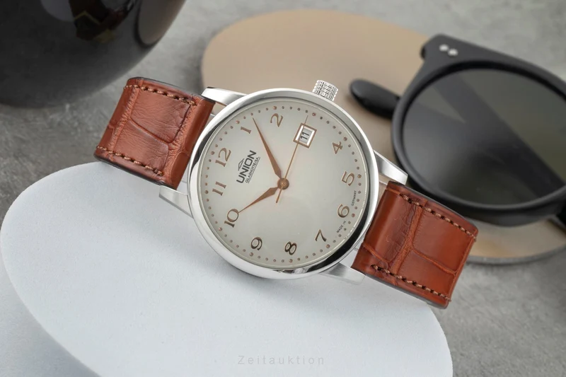 Union Glashütte Diplomat steel automatic men's watch 26.11.16.02.10 [2602343]