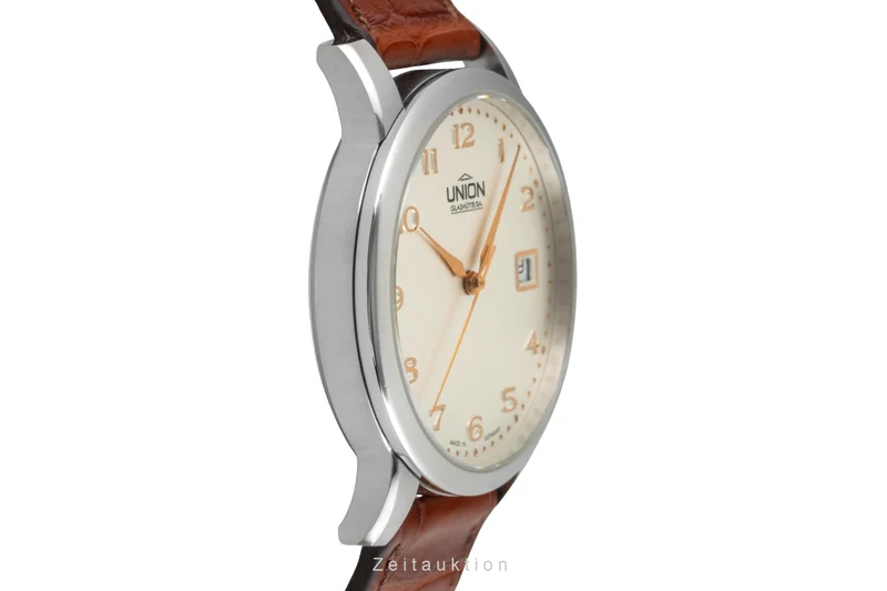 Union Glashütte Diplomat steel automatic men's watch 26.11.16.02.10 [2602343]