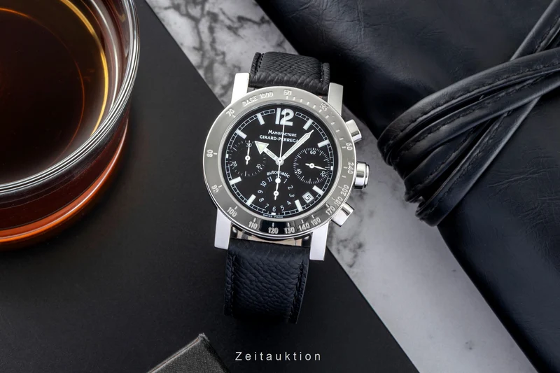 Girard Perregaux 7000 chronograph steel automatic men's watch 7030 [2602345]