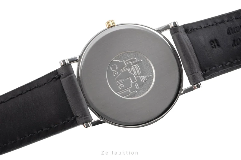 Omega De Ville gilt / steel quartz women's watch 196.2379 [2602299]