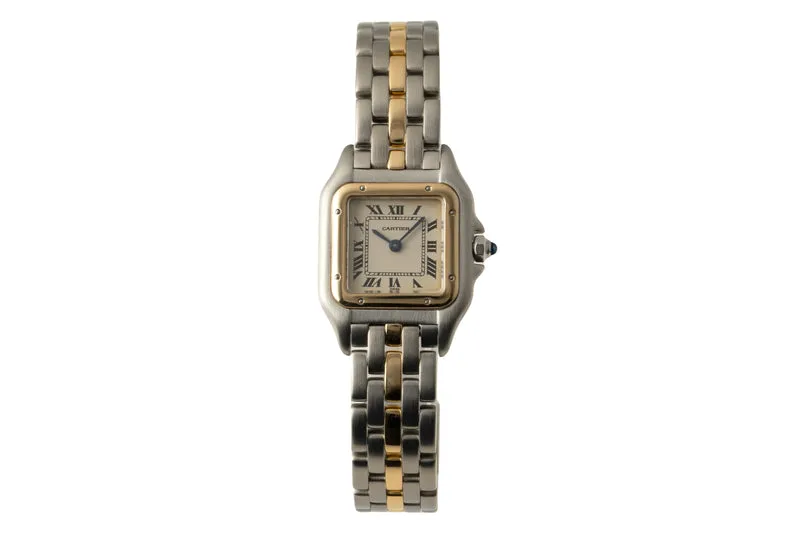 Cartier Panthere steel / gold quartz women's watch 84083242 [2602105]