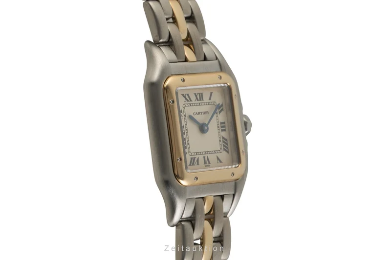 Cartier Panthere steel / gold quartz women's watch 84083242 [2602105]