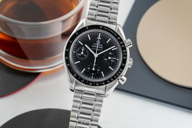 Omega Speedmaster chronograph steel automatic men's watch 3539.50.00 LP: 6100EUR [2602233]