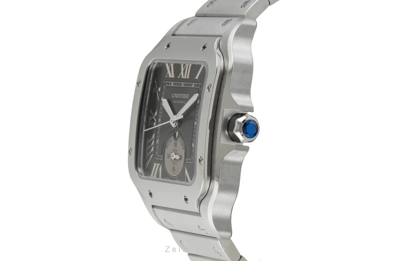 Cartier Santos steel automatic men's watch WSSA0076 LP: 10500EUR [2601991]