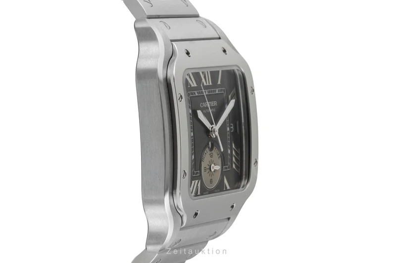 Cartier Santos steel automatic men's watch WSSA0076 LP: 10500EUR [2601991]