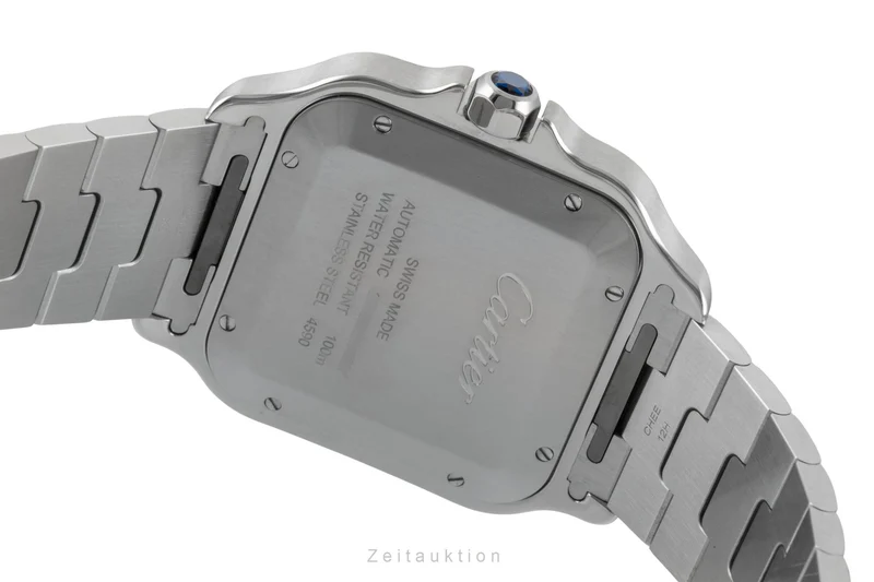 Cartier Santos steel automatic men's watch WSSA0076 LP: 10500EUR [2601991]