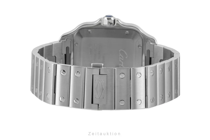Cartier Santos steel automatic men's watch WSSA0076 LP: 10500EUR [2601991]
