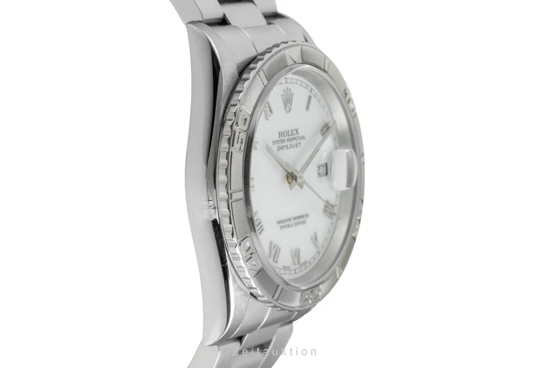 Rolex Datejust Turn-O-Graph steel / white gold automatic men's watch 16264 [2602044]