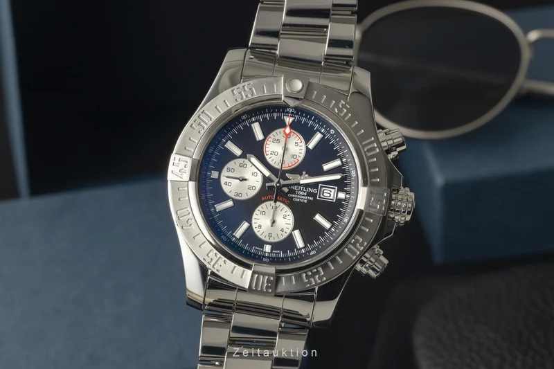 Breitling Super Avenger II chronograph steel automatic men's watch A1337111/BC29 [2602228]