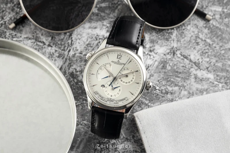 Jaeger LeCoultre Master Geographic steel automatic men's watch Q1428421 176.8.29.S LP: 16200EUR [2601980]