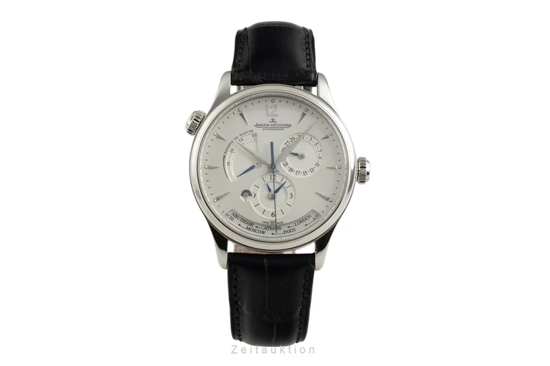 Jaeger LeCoultre Master Geographic steel automatic men's watch Q1428421 176.8.29.S LP: 16200EUR [2601980]